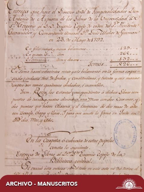 Museo, manuscritos, CC BEAEP
